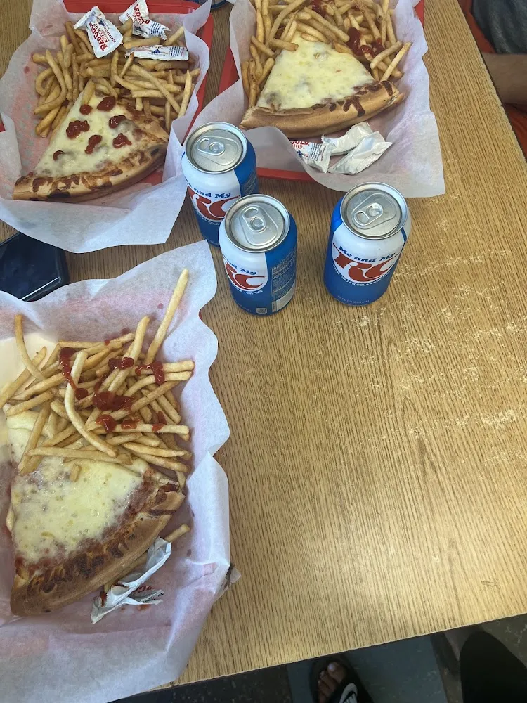 2 Slice of Pizza with Fries