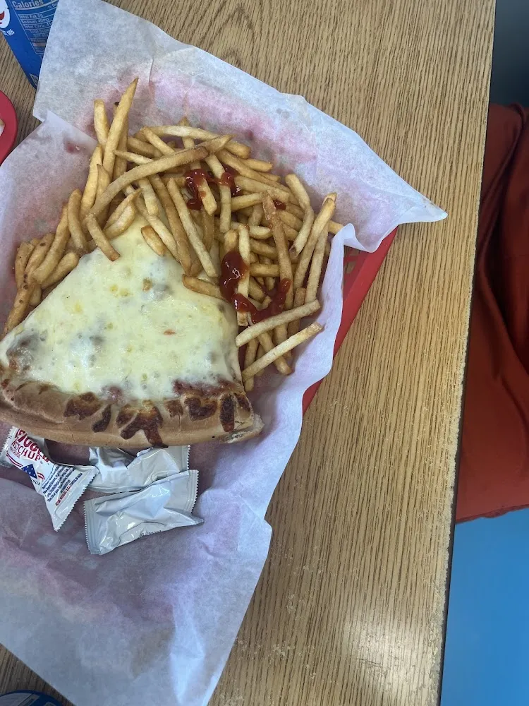 Pizza N Fries with Cheese